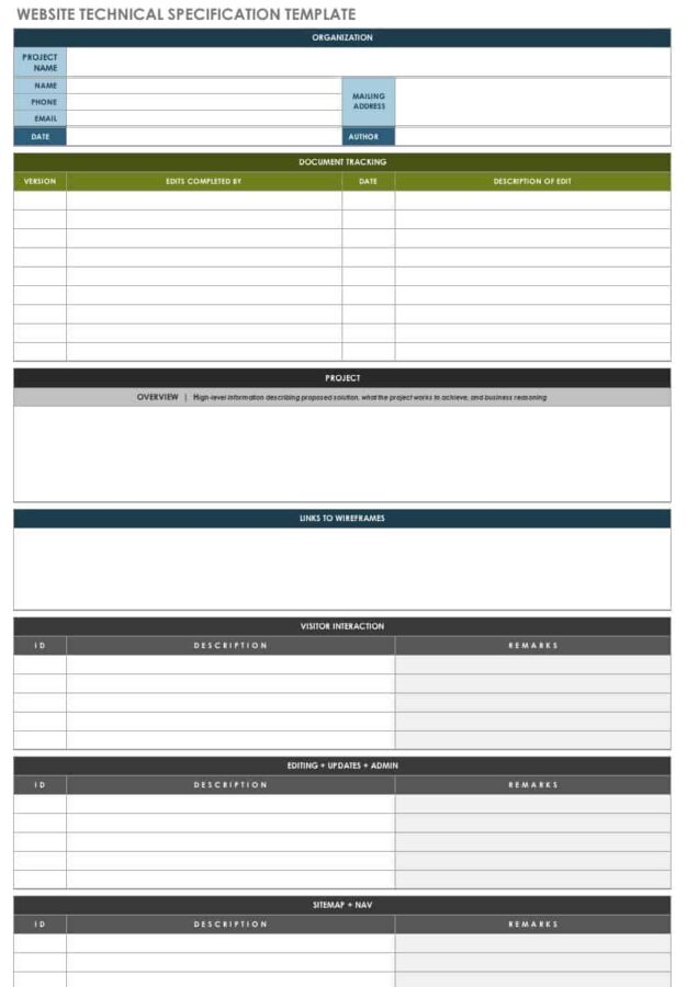 FRD Functional Requirements Document Template