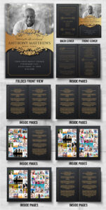 black-and-gold-funeral-program-template