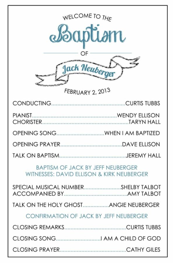 LDS Memorial Service Program Template LDS Memorial Service Program Template