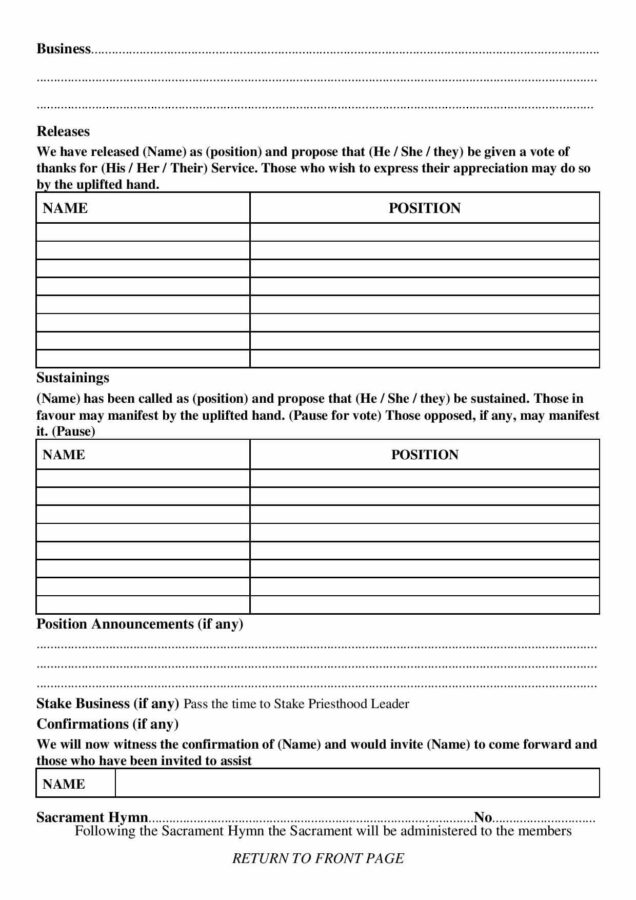 LDS Memorial Service Program Template LDS Memorial Service Program Template