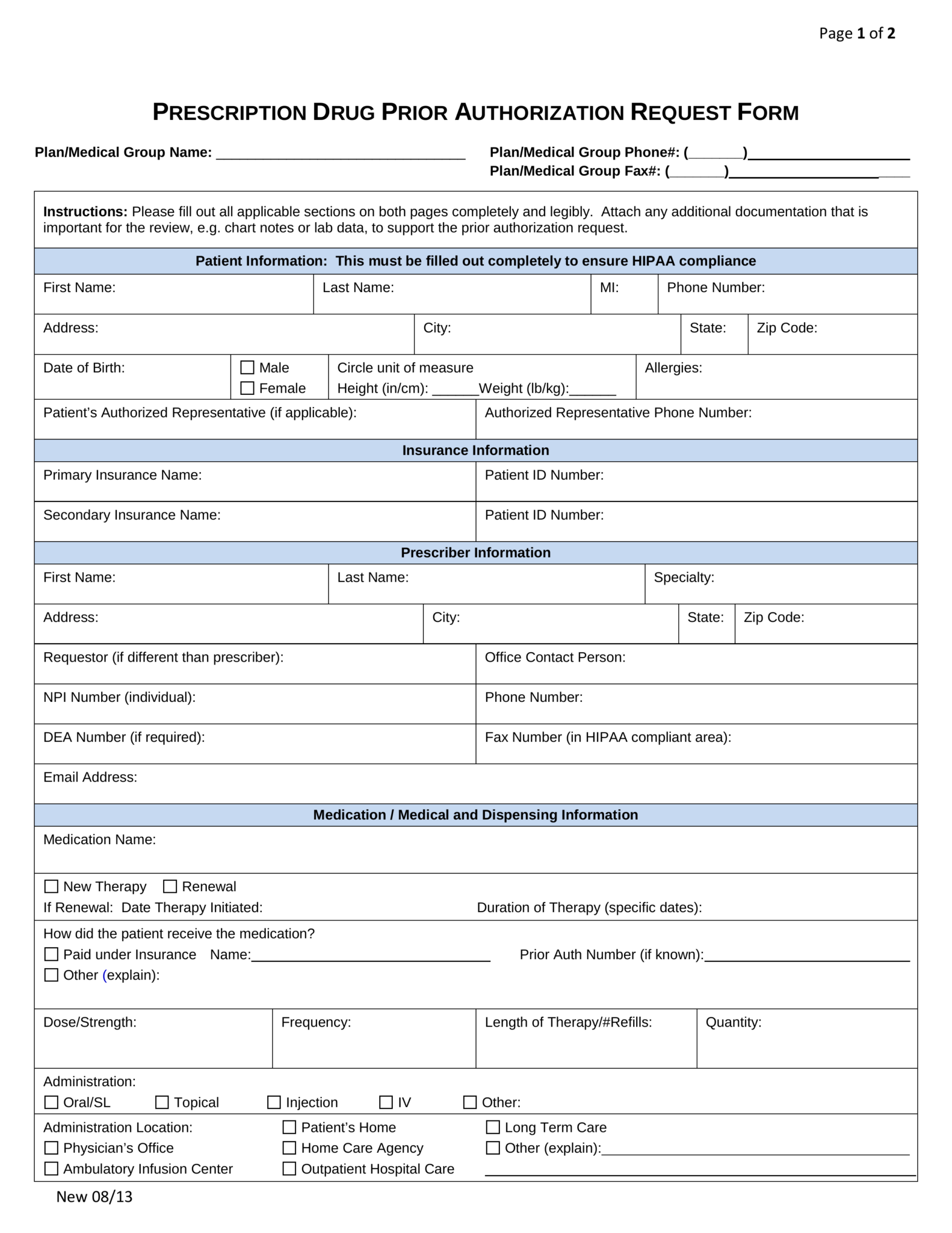 Prior Authorization Appeal Letter Template