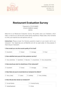 fast-food-advertising-effectiveness-survey-template