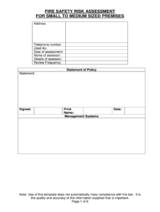fire-insurance-risk-survey-template