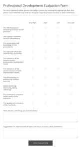 professional-development-feedback-survey-template