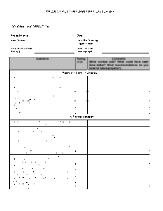project-post-implementation-review-survey-template