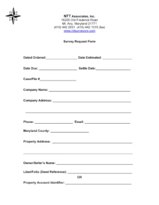 real-estate-survey-request-template