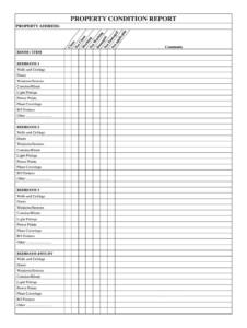 schedule-of-condition-survey-template