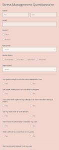 stress-at-work-survey-template