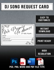 dj-song-request-format-template