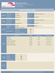 freight-quote-request-template