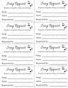 karaoke-song-request-template