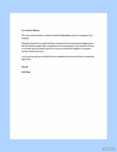 landlord-employer-reference-request-template