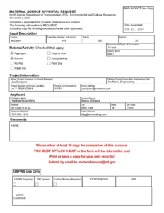 material-approval-request-template