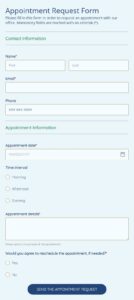 online-appointment-request-template