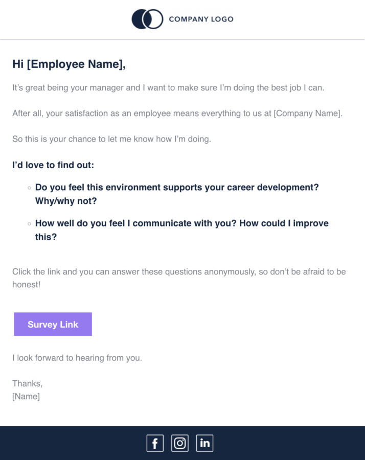 360 Feedback Request Template