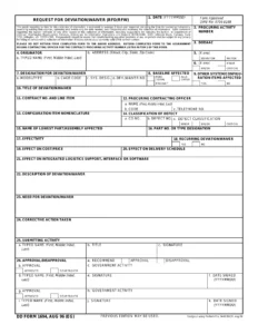 request-for-deviation-template