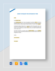 request-for-extension-template