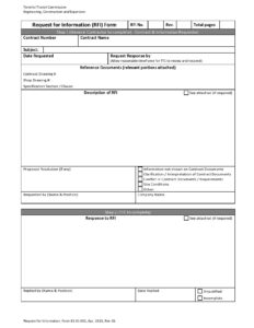 request-for-information-template