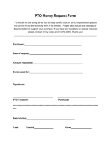 request-for-money-template