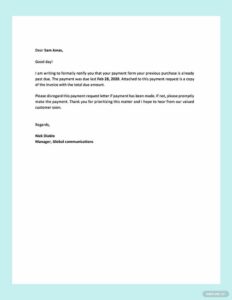 request-for-payment-template