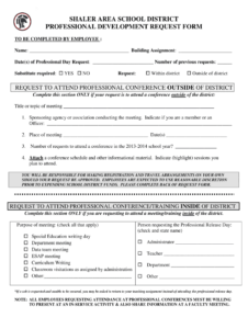 request-for-professional-development-template