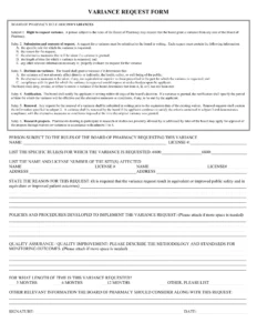 request-for-variance-template