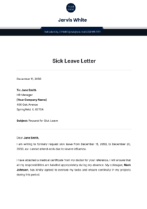 sick-leave-request-template