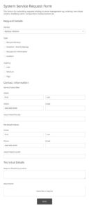 system-service-request-template