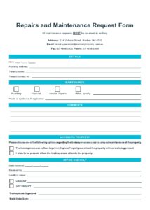 tenant-repair-request-template