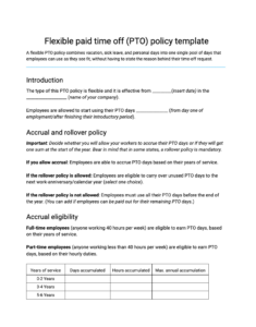 vacation-request-policy-template