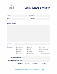 work-order-request-template