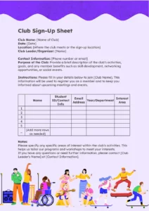 book-club-sign-up-sheet-template