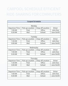 carpool-sign-up-sheet-template