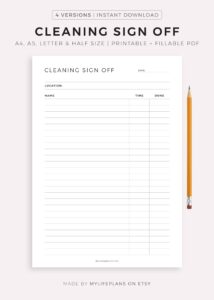 cleaning-sign-off-sheet-template