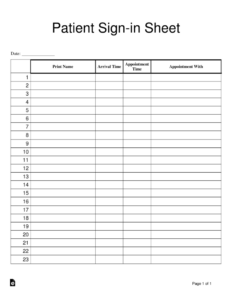 clinic-sign-in-sheet-template