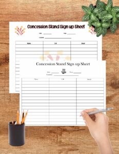 concession-sign-up-sheet-template