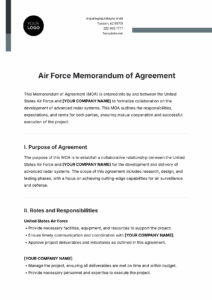 air-force-memorandum-of-understanding-template