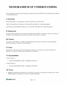 informal-memorandum-of-understanding-template