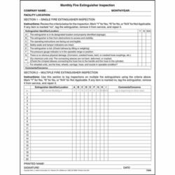 Fire Extinguisher Inspection Log Template fire-extinguisher-inspection-log-template