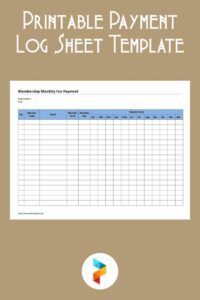 payment-record-payment-log-template