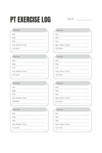 Physical Therapy Exercise Log Template physical-therapy-exercise-log-template