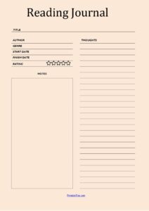Reading Log Template For Adults reading-log-template-for-adults