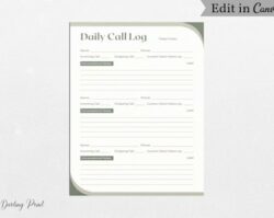 real-estate-call-log-template
