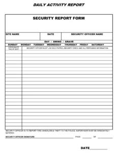 Security Daily Activity Log Template security-daily-activity-log-template