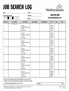 Unemployment Job Search Log Template unemployment-job-search-log-template