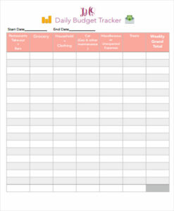 Day To Day Budget Template day-to-day-budget-template