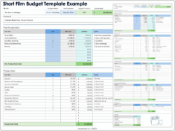 short-film-production-budget-template