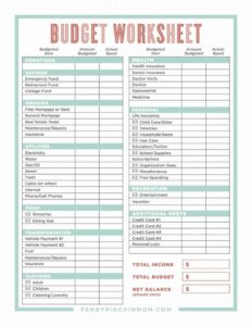 Single Person Personal Budget Template single-person-personal-budget-template
