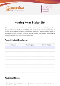 skilled-nursing-facility-budget-template