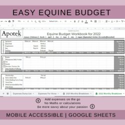 small-horse-farm-budget-template